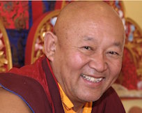 Chetsang Rinpoche con el Dalai Lama